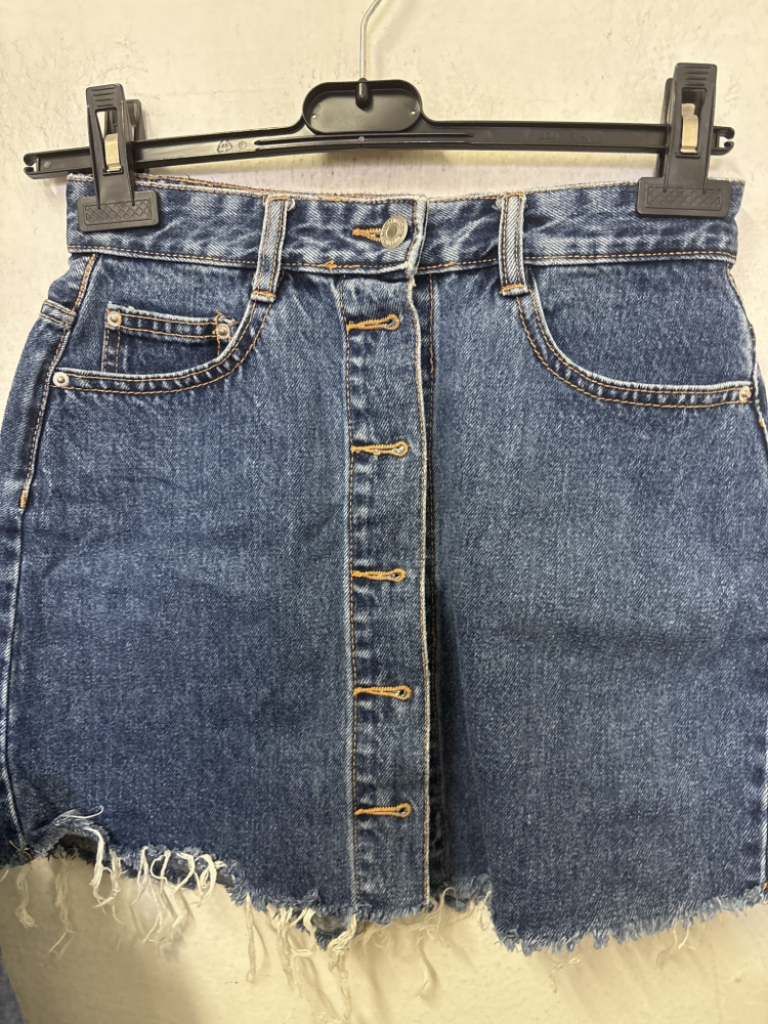 Mercatopoli Gonna In Jeans Tg. 42 Pull& Beer