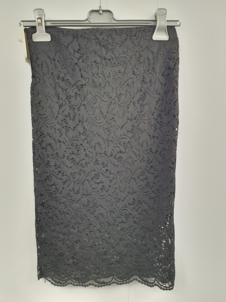 Mercatopoli Gonna Pizzo Nera Bershka Tg S