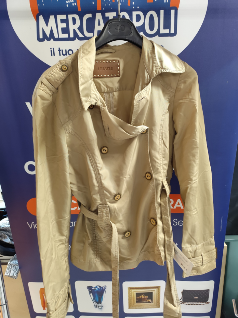 Mercatopoli Impermeabile Beige I Blues Tg 42