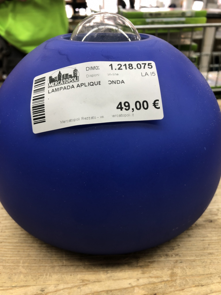Mercatopoli Lampada Aplique Tonda