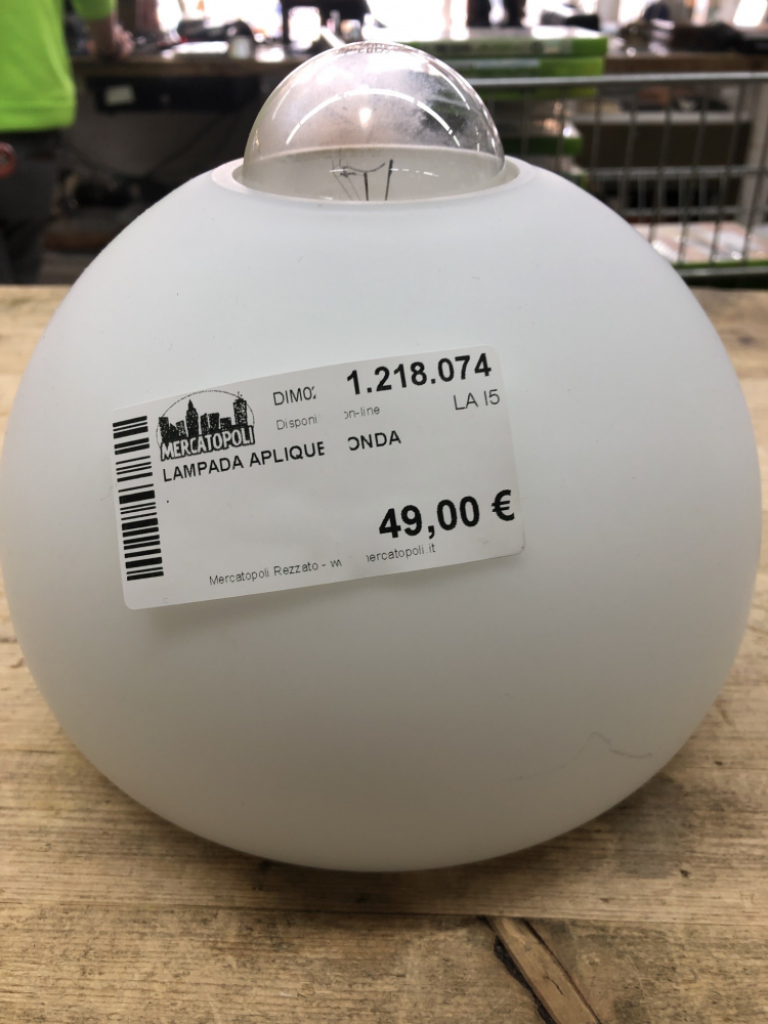 Mercatopoli Lampada Aplique Tonda