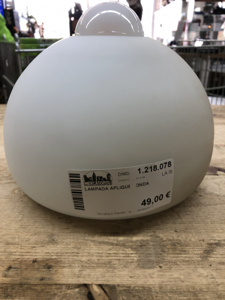 Mercatopoli Lampada Aplique Tonda