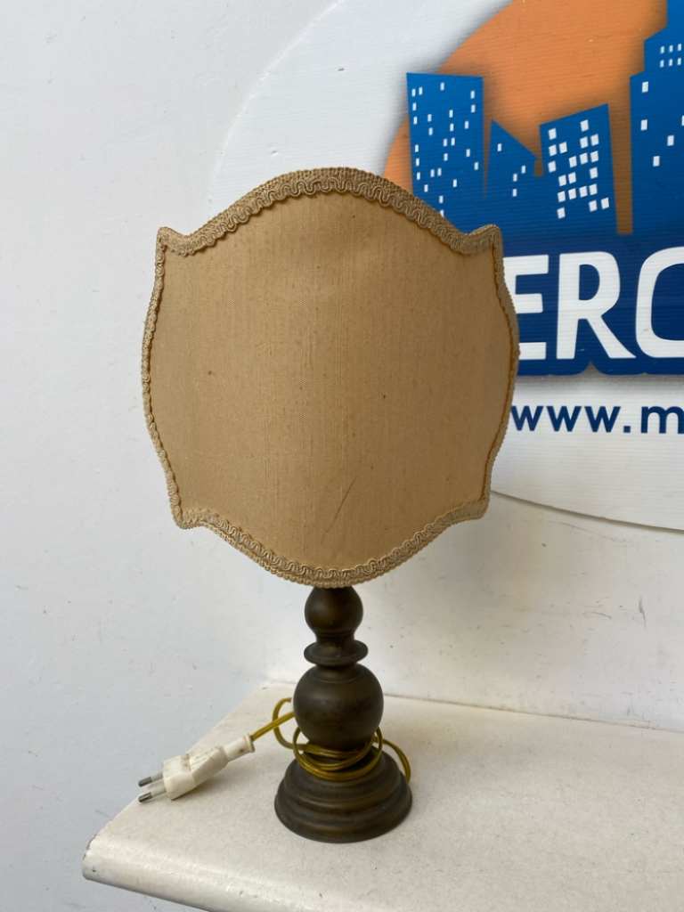 Mercatopoli Lampada Base Ottone Con Ventola