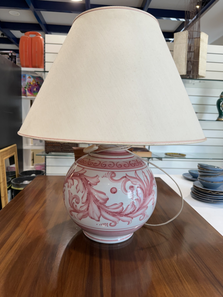 Mercatopoli Lampada Da Tavolo Ceramica Sarda