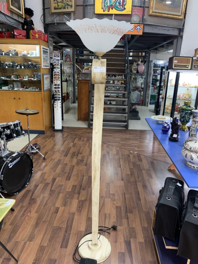 Mercatopoli LAMPADA METALLO BEIGE ONDA W