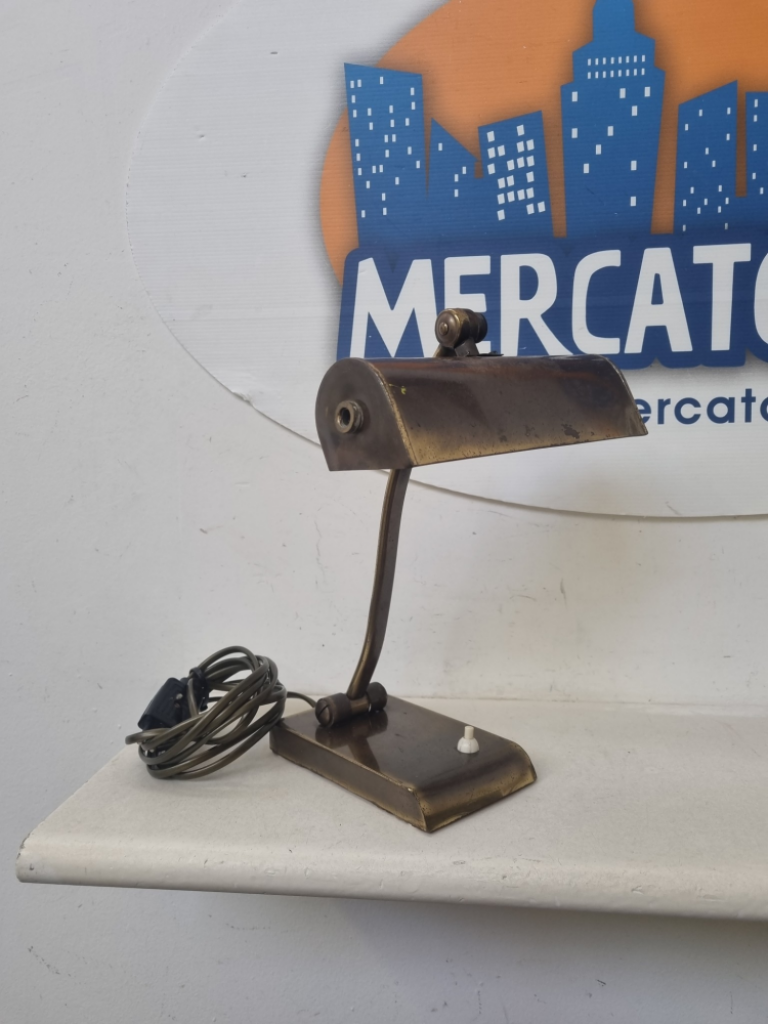 Mercatopoli Lampada Ministeriale Da Tavolo Vinatge