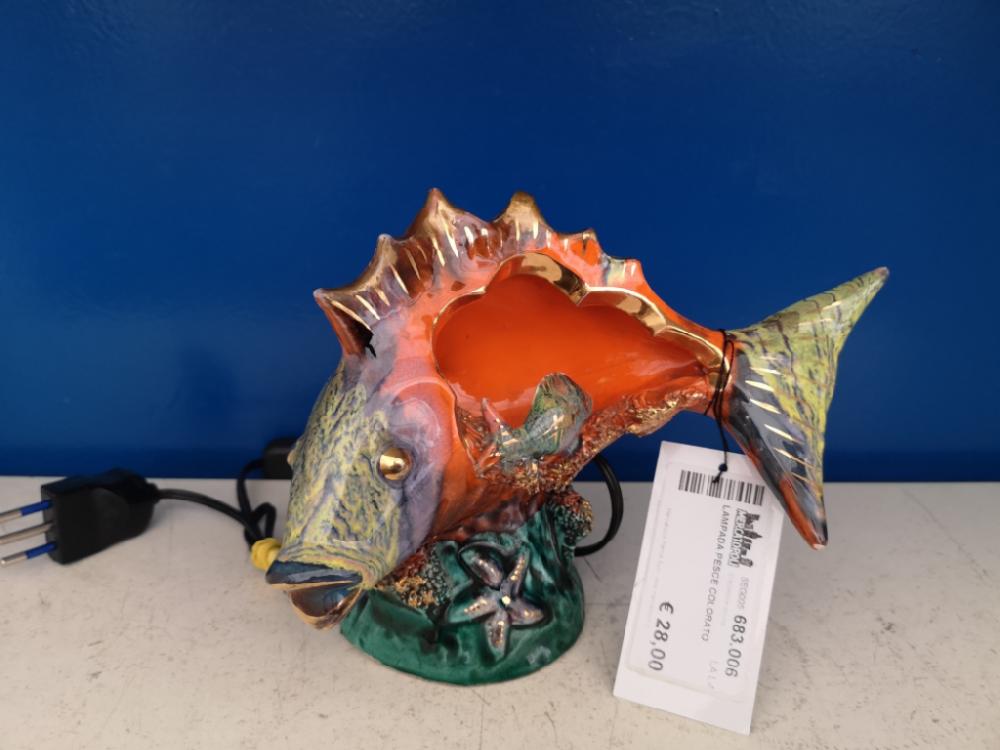 Mercatopoli Lampada Pesce Colorato