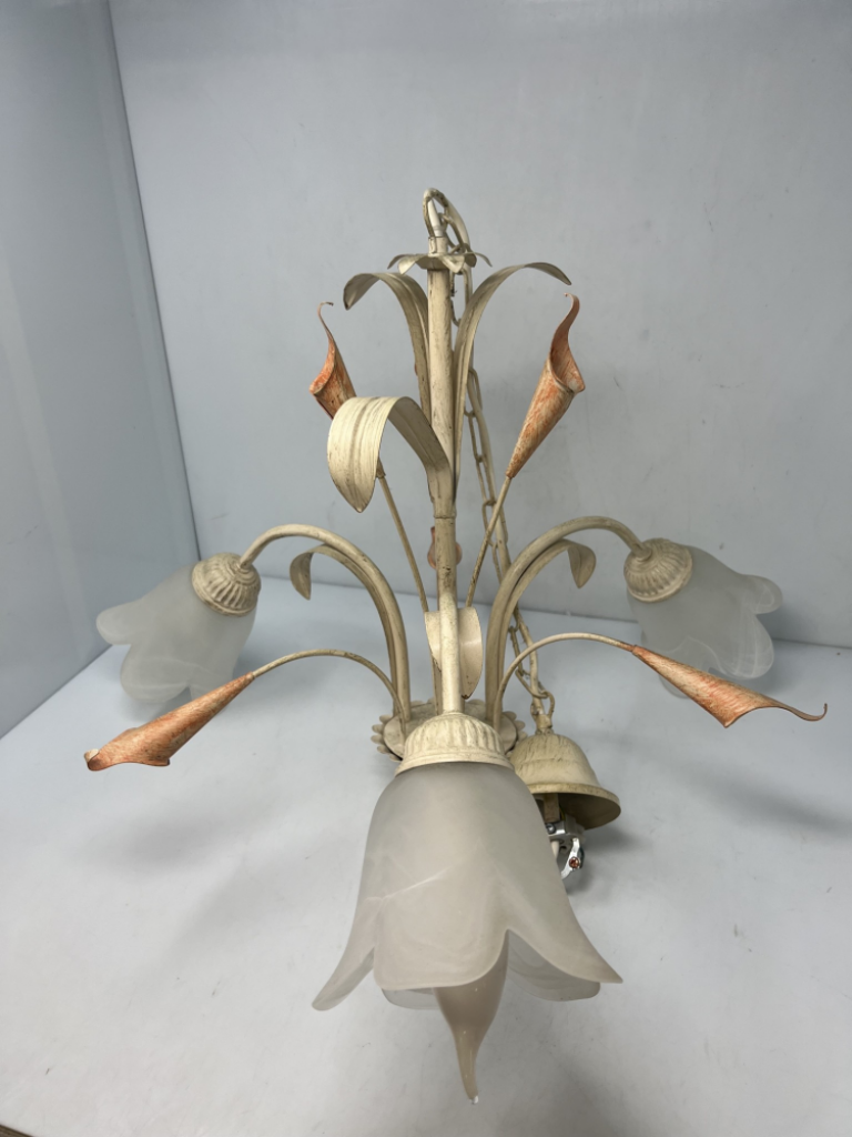 Mercatopoli Lampadario 3 Luci Ferro Stile Shabby