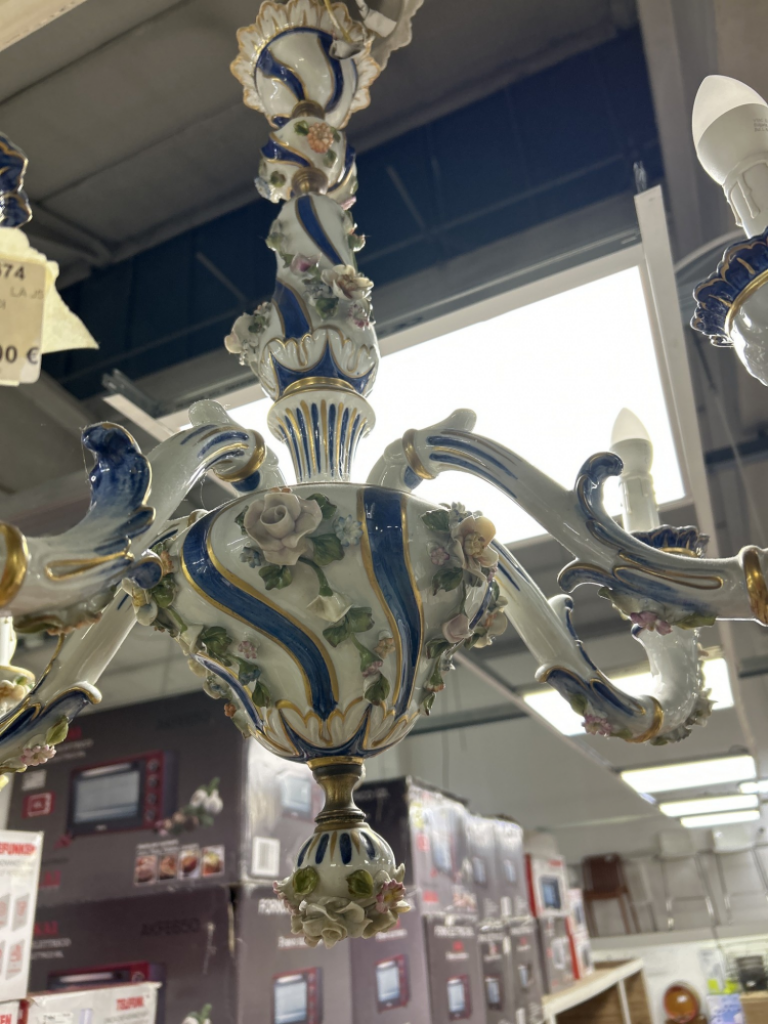 Mercatopoli Lampadario Ceramica 5 Luci