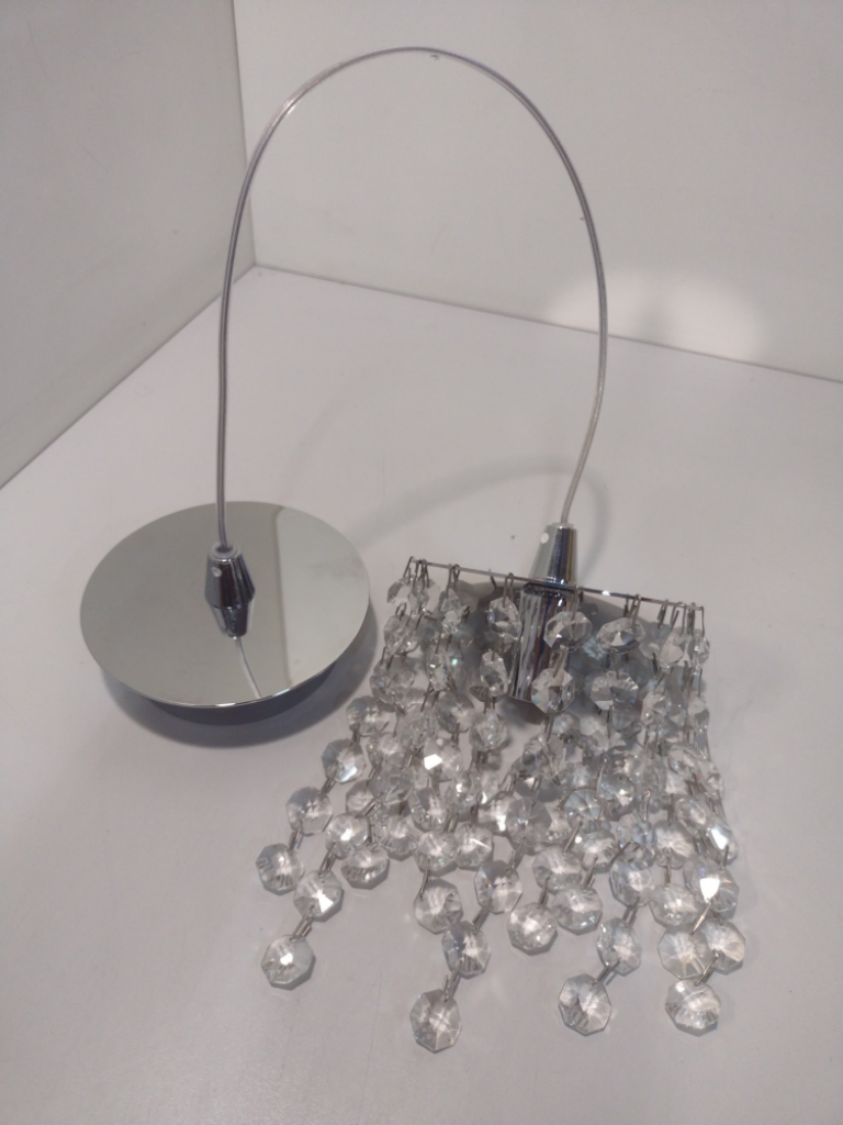 Mercatopoli Lampadario Gocce Cristallo Una Luce