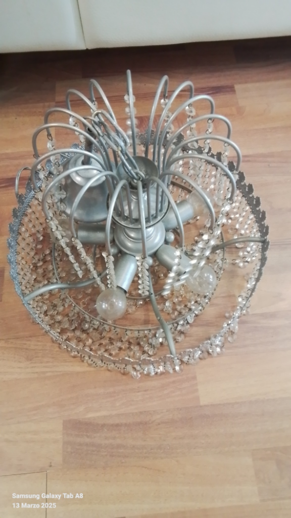 Mercatopoli Lampadario Goccioline Swarovski