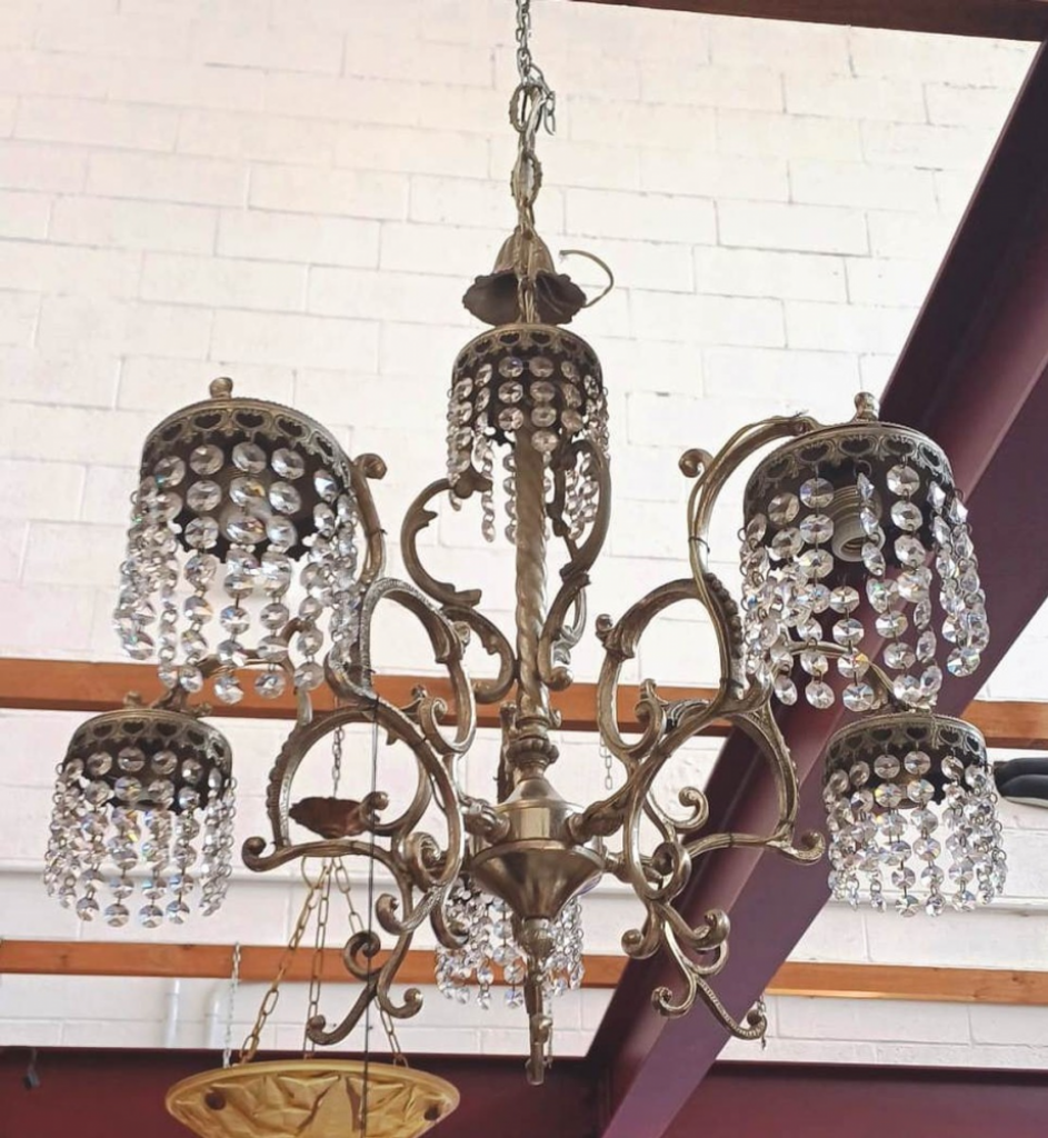 Mercatopoli Lampadario In Stile 5 Luci