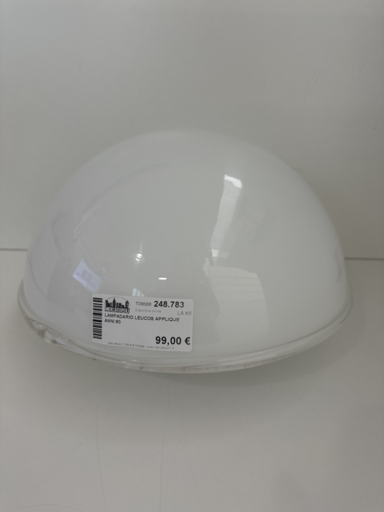 Mercatopoli Lampadario Leucos Applique Anni 80