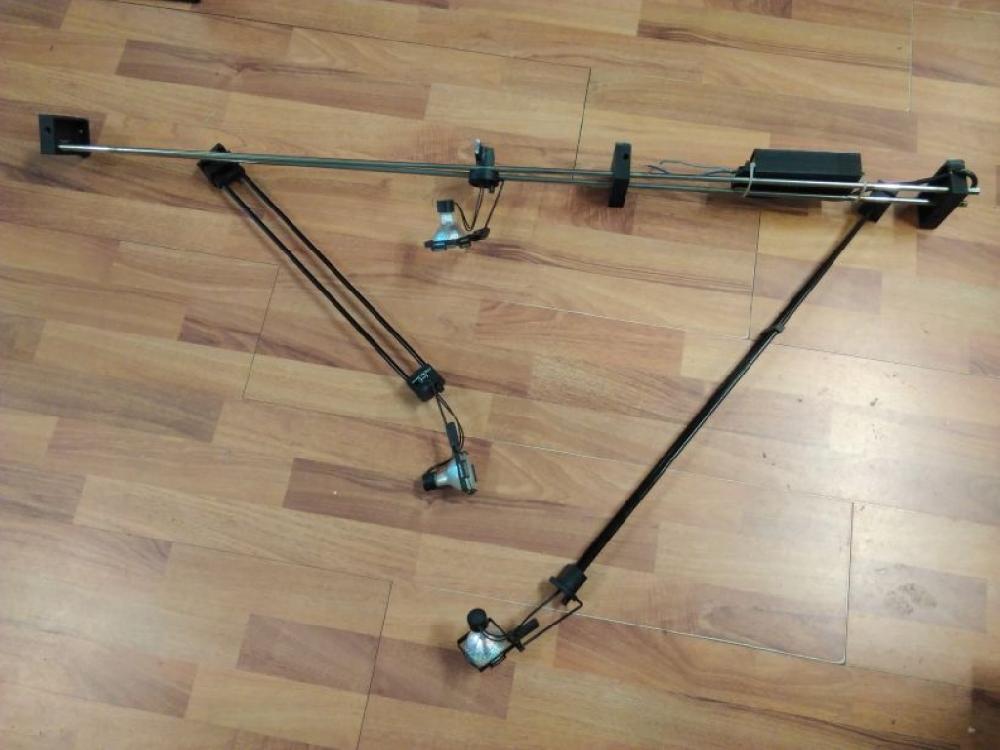 Mercatopoli Lampadario Tesata Con Faretti Mis 1.16
