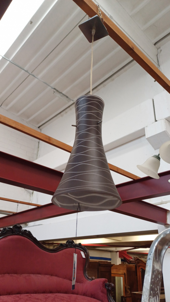 Mercatopoli Lampadario Vintage In Vetro