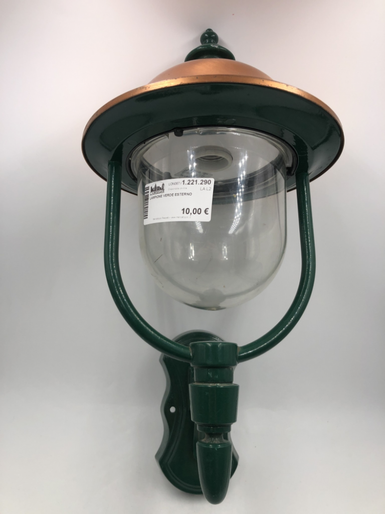 Mercatopoli Lampione Verde Esterno