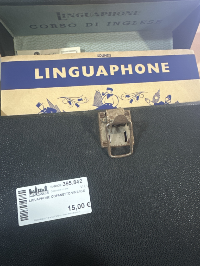 Mercatopoli Liguaphone Cofanetto Vintage