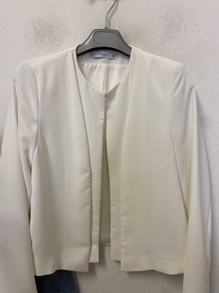 Mercatopoli Mango Giacca Corta Bianca Tg. M