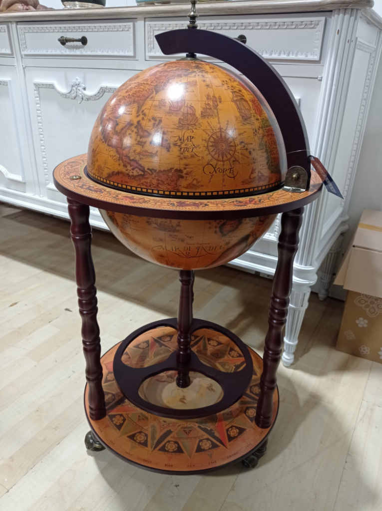 Mercatopoli MAPPAMONDO PORTA BOTTIGLIE VIDA 65X37