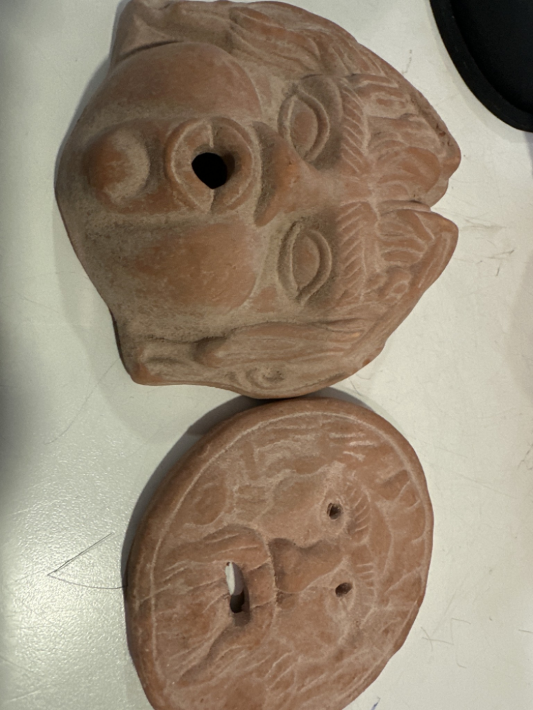 Mercatopoli Maschera In Terracotta