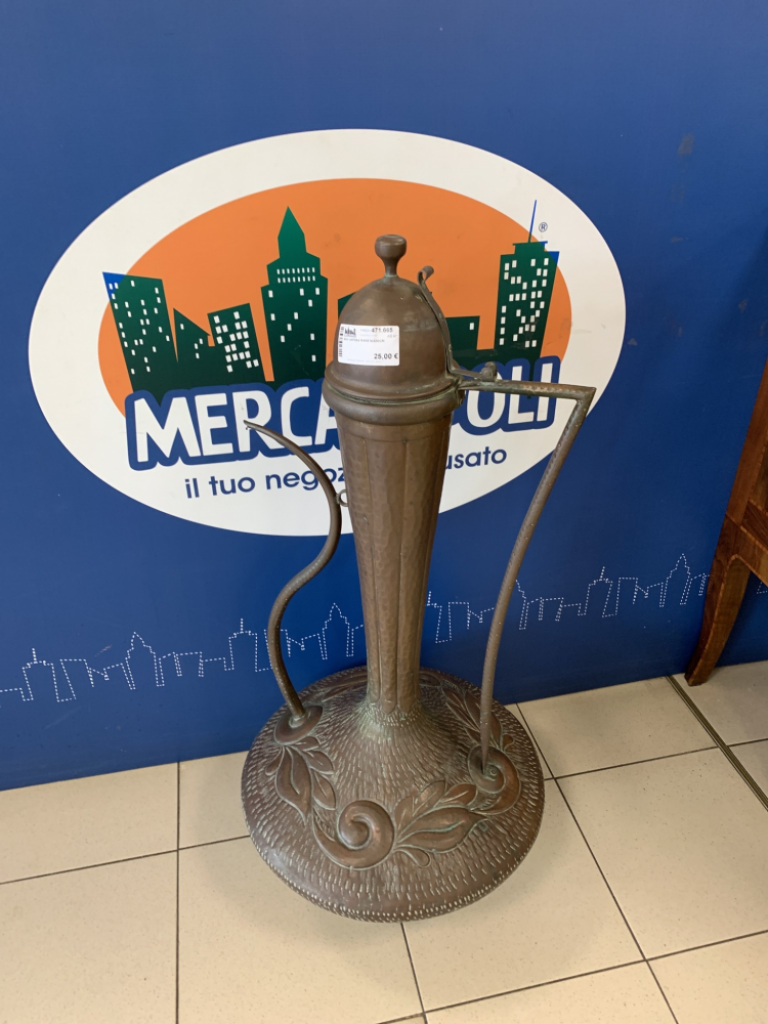 Mercatopoli Maxi Anfora Rame 90x30cm