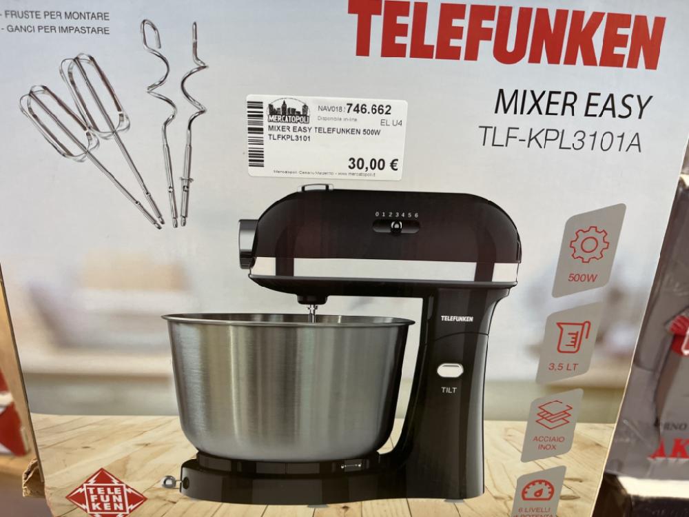 Mercatopoli MIXER EASY TELEFUNKEN 500W TLFKPL3101
