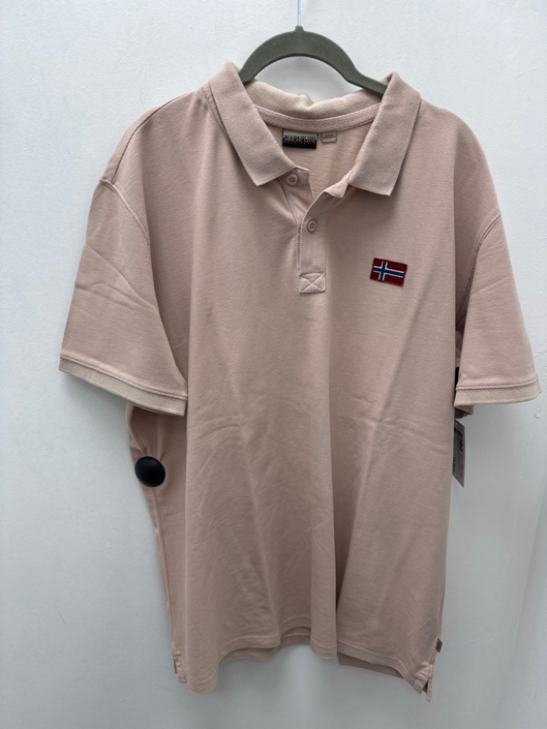 Mercatopoli Napapijiri Maglia Polo Beige Uomo Xxl
