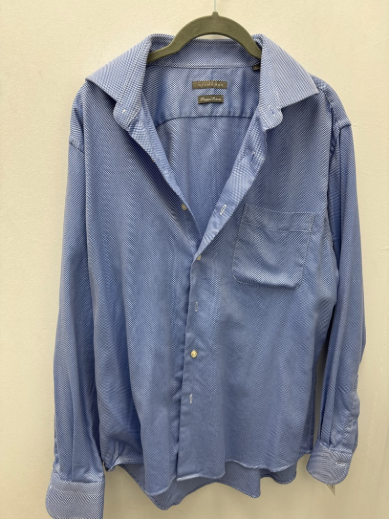 Mercatopoli Niama Camicia Azz E Blu Uomo L