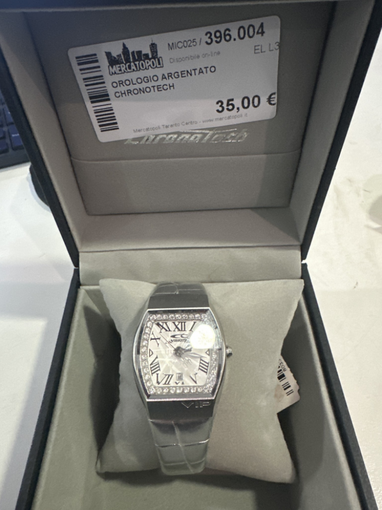 Mercatopoli OROLOGIO ARGENTATO CHRONOTECH