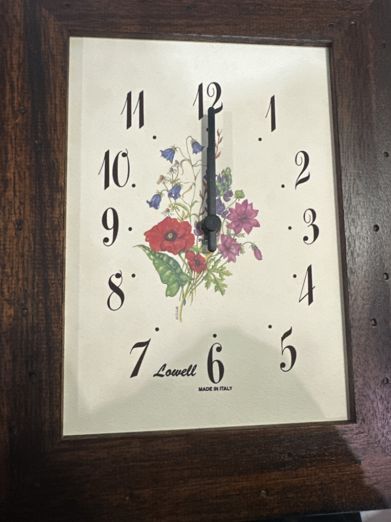 Mercatopoli OROLOGIO CON CORNICE IN LEGNO
