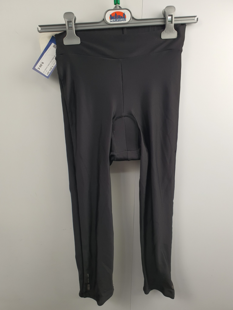 Mercatopoli Panta 3/4 Nera Ciclismo Donna Tg S