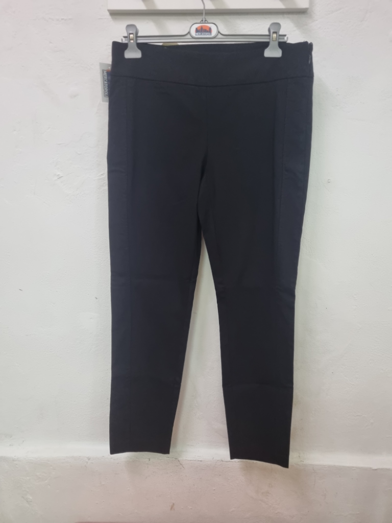 Mercatopoli Pantalone Fiorella Rubino Nero Tg 48