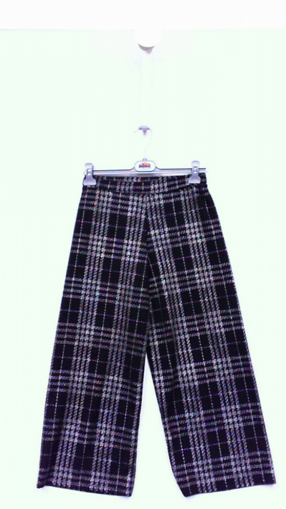 Mercatopoli Pantaloni Neri Grigi D Tg. Xs