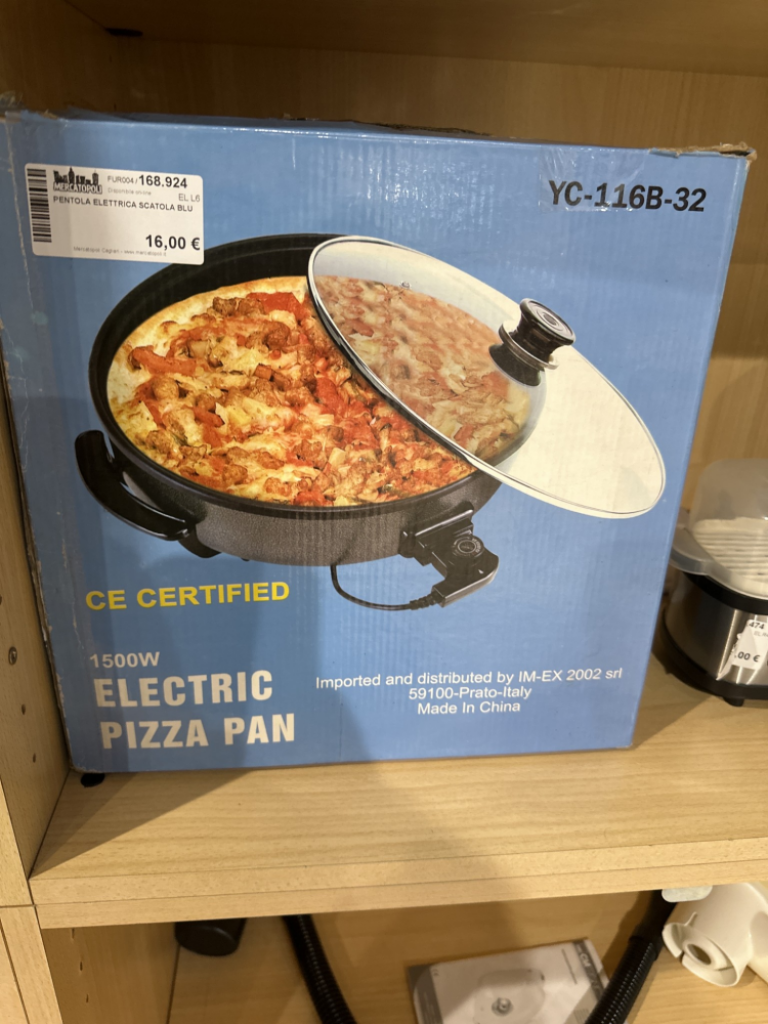 Mercatopoli Pentola Elettrica Scatola Blu