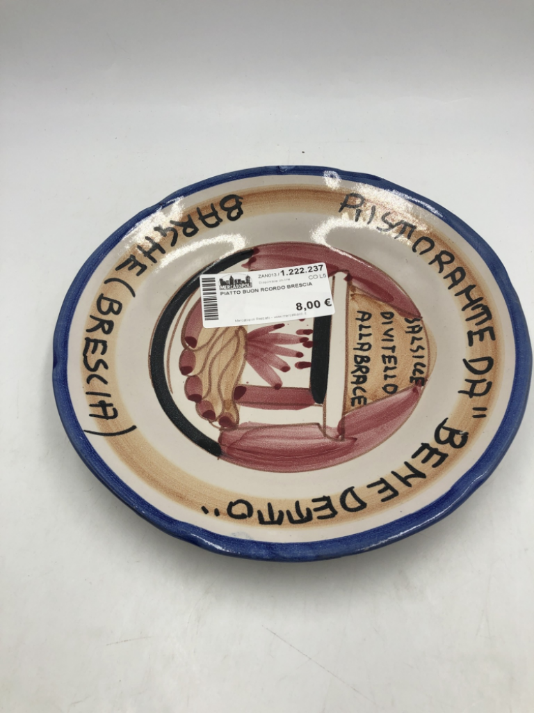 Mercatopoli Piatto Buon Rcordo Brescia