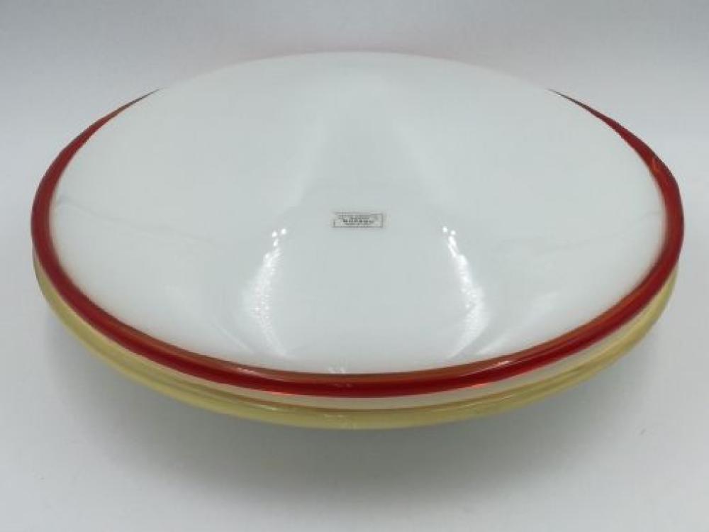 Mercatopoli Plafoniera Murano Rigo Rosso Giallo