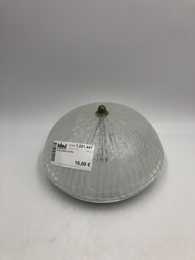 Mercatopoli Plafoniera Vetro
