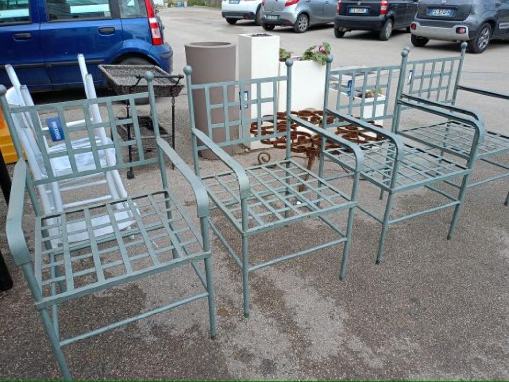 Mercatopoli Poltrona Ferro Battuto Grande
