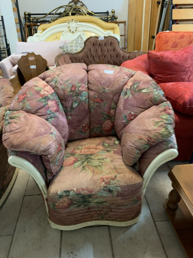 Mercatopoli Poltrona Venezina A Estoffa Color