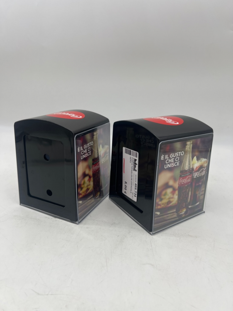 Mercatopoli Porta Tovagliolini Cocacola Nero