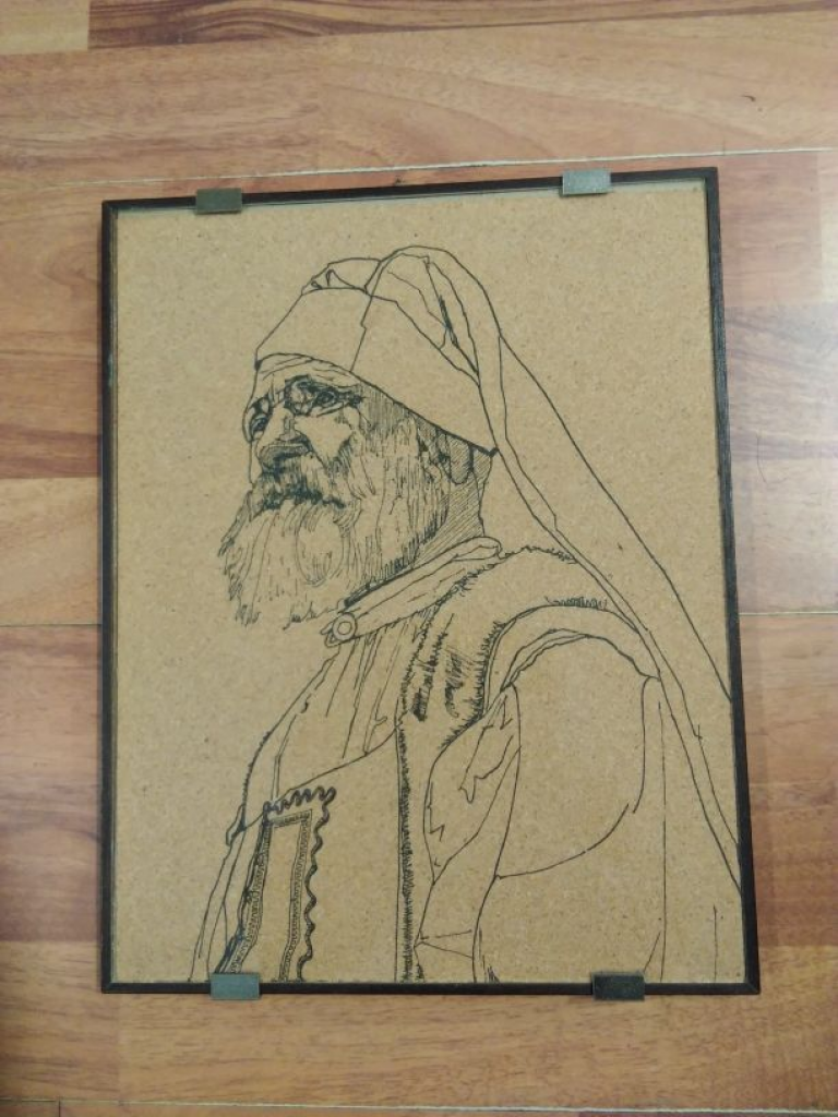 Mercatopoli Quadretto Sughero Uomo 32 X 25