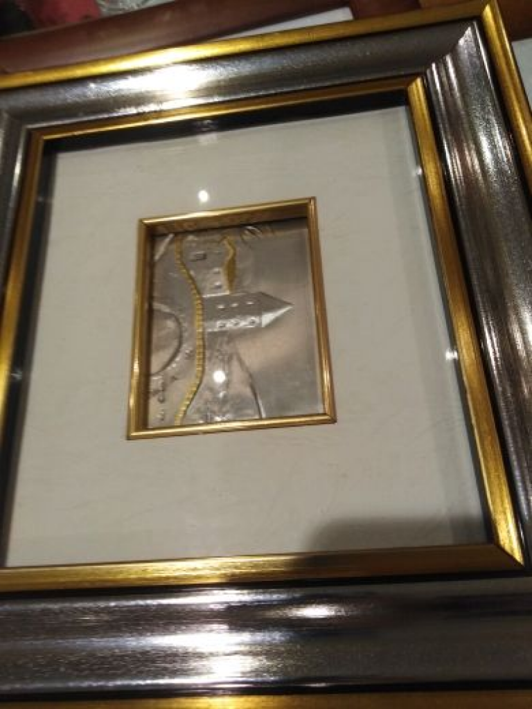 Mercatopoli Quadro Cornice Dorata 25x24