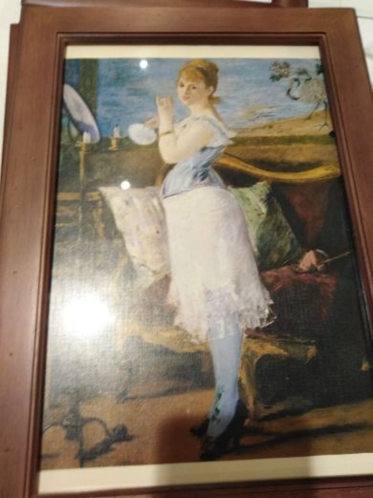 Mercatopoli Quadro Stampa 25x35 Cornice Legno