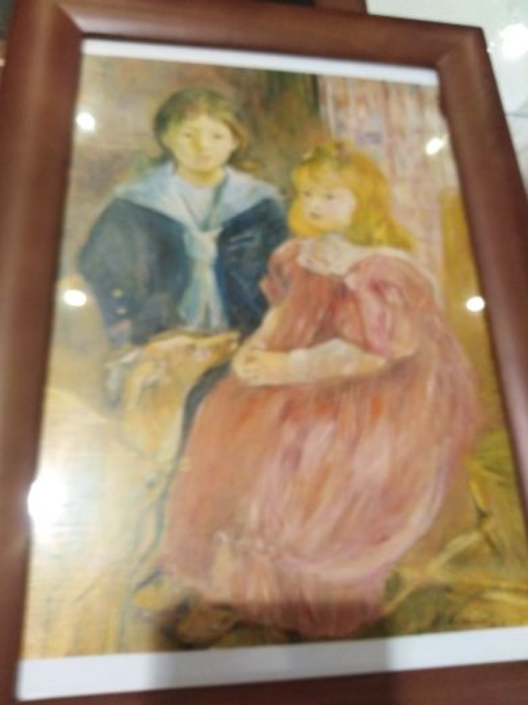 Mercatopoli Quadro Stampa 25x35 Cornice Legno