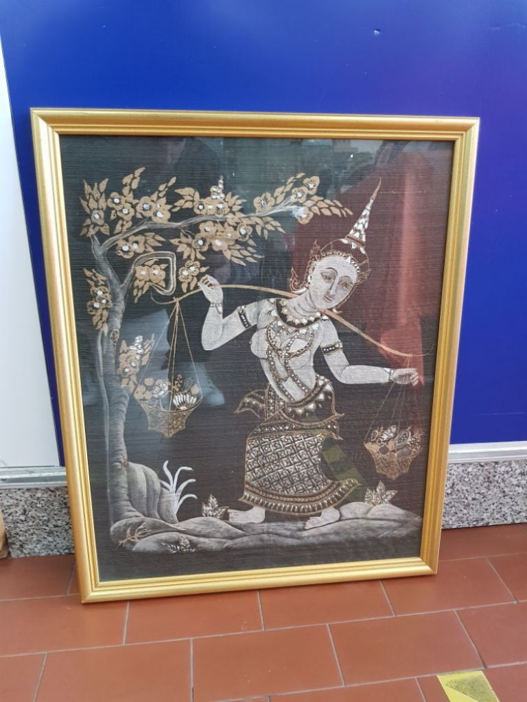 Mercatopoli Quadro Thailandese 44 Cm X 54 Cm