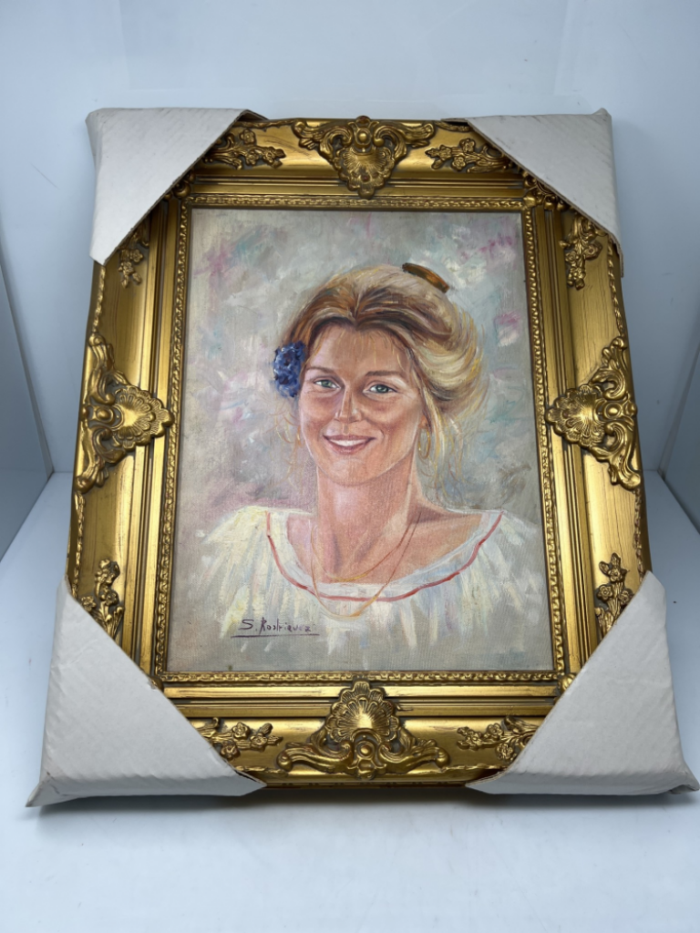 Mercatopoli Quadro Viso Donna 55x45