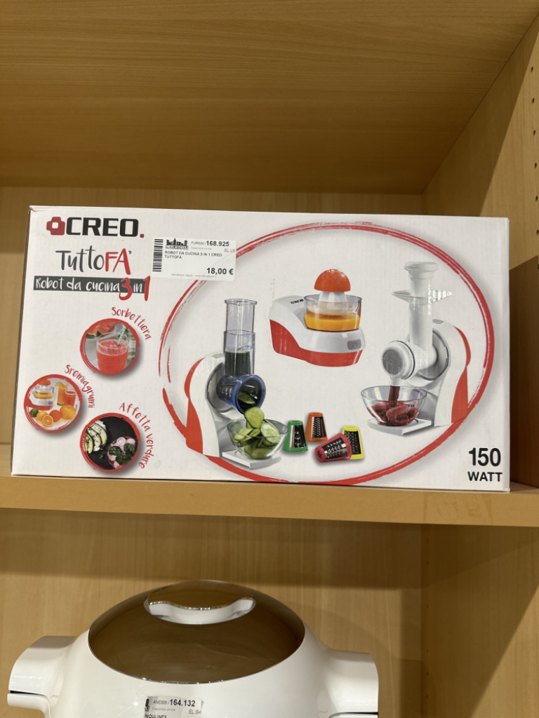 Mercatopoli robot da cucina 3 in 1 creo tuttofa