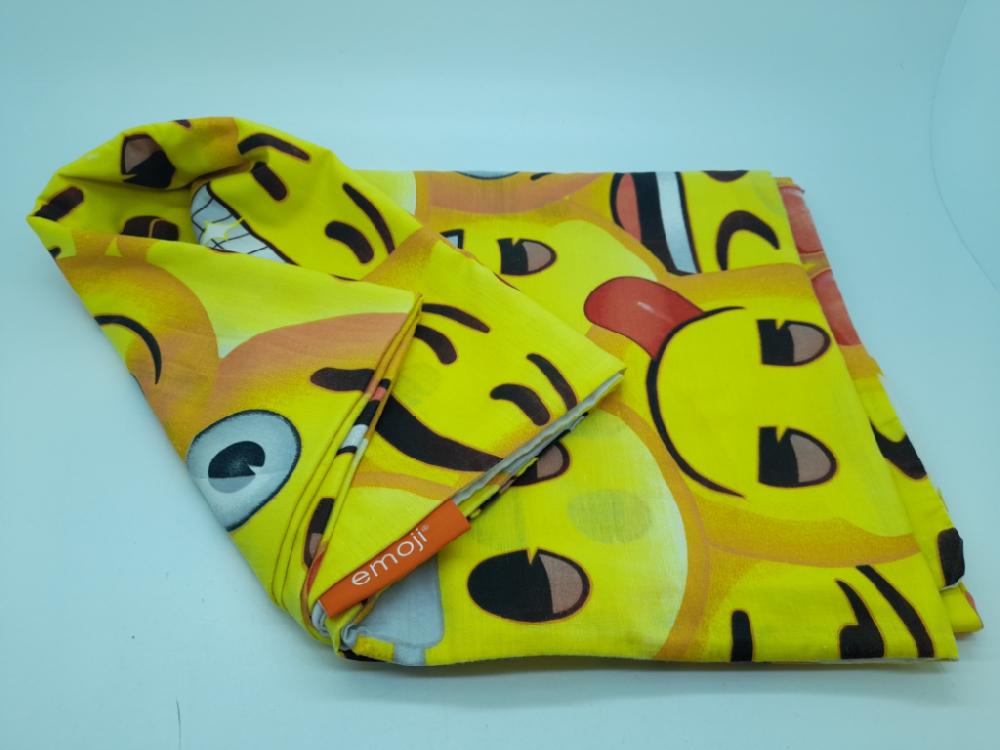 Mercatopoli Sacco Copripiumino Letto Singolo Smile