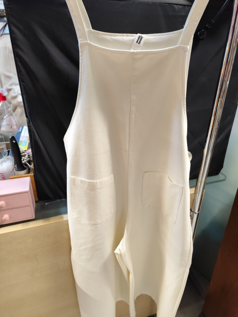 Mercatopoli Salopette Bianca Wendy Trendy Tg U