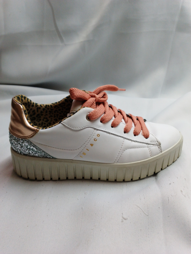 Mercatopoli Scarpa Igi &co Pelle Bianca E Rosa N 38